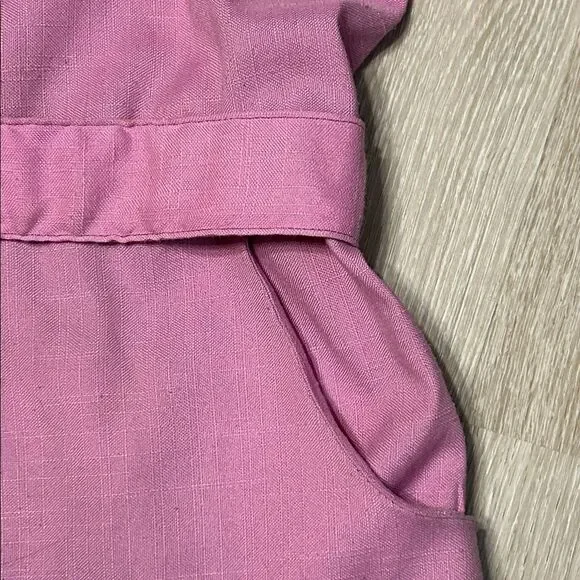 Vintage Sabino Baby Collar Pink Dress with Puffed Sleeves - Picture 7 of 8